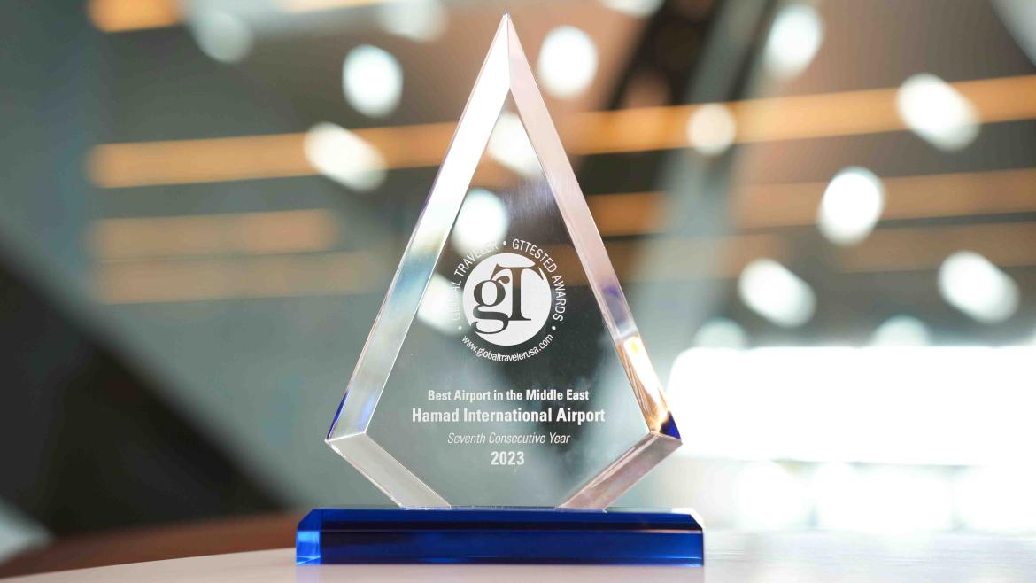 Hamad International Airport Awarded Best Airport in the Middle East for Seventh Consecutive Year by Global Traveler