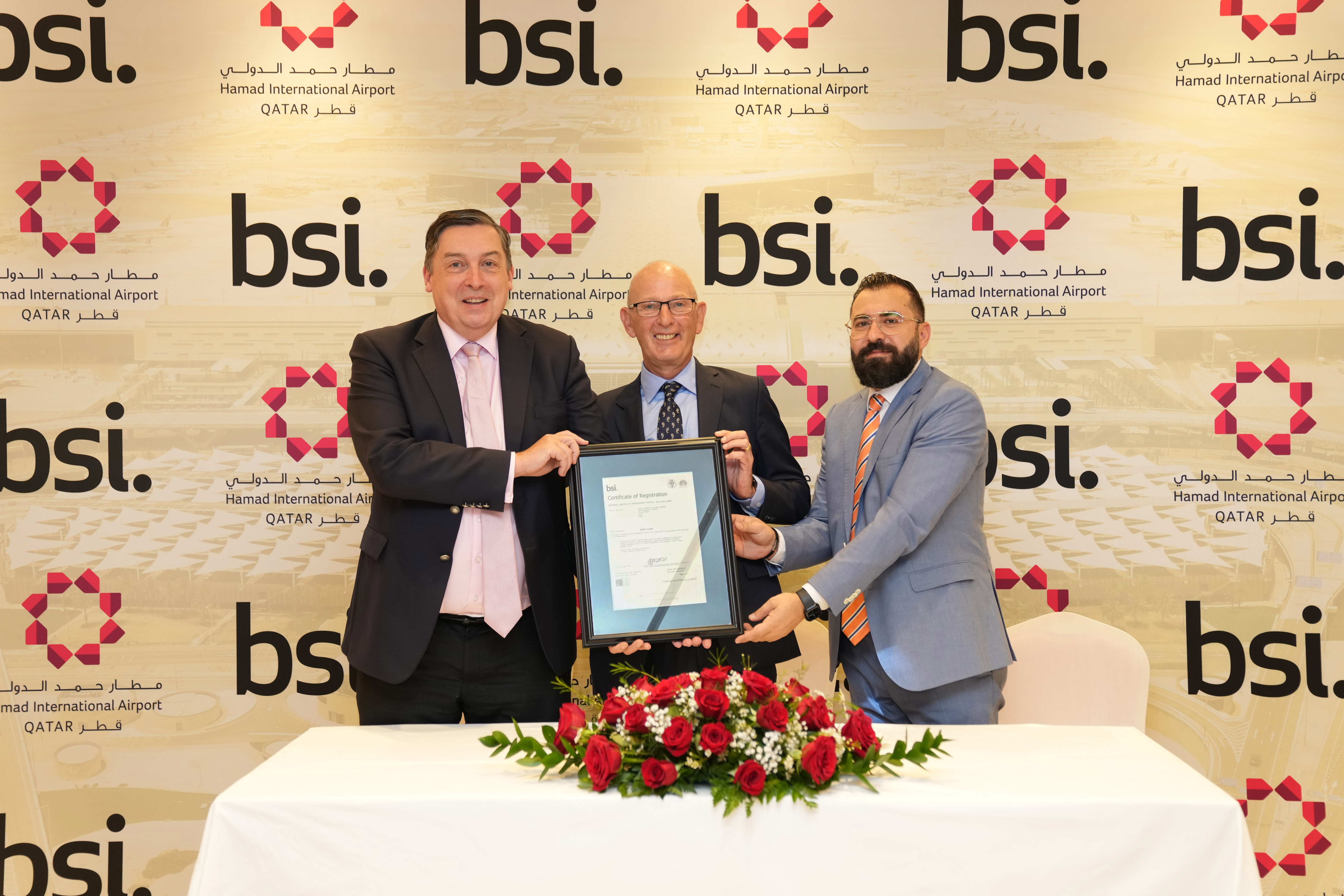 Hamad International Airport has received recertification to ISO 22301 Business Continuity Management Systems by BSI