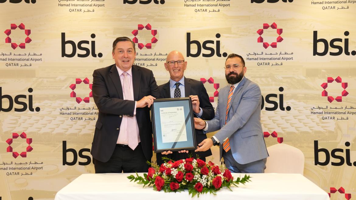 Hamad International Airport has received recertification to ISO 22301 Business Continuity Management Systems by BSI
