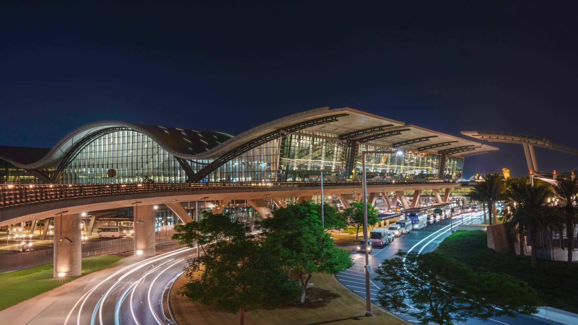 Hamad International Airport Facade Image
