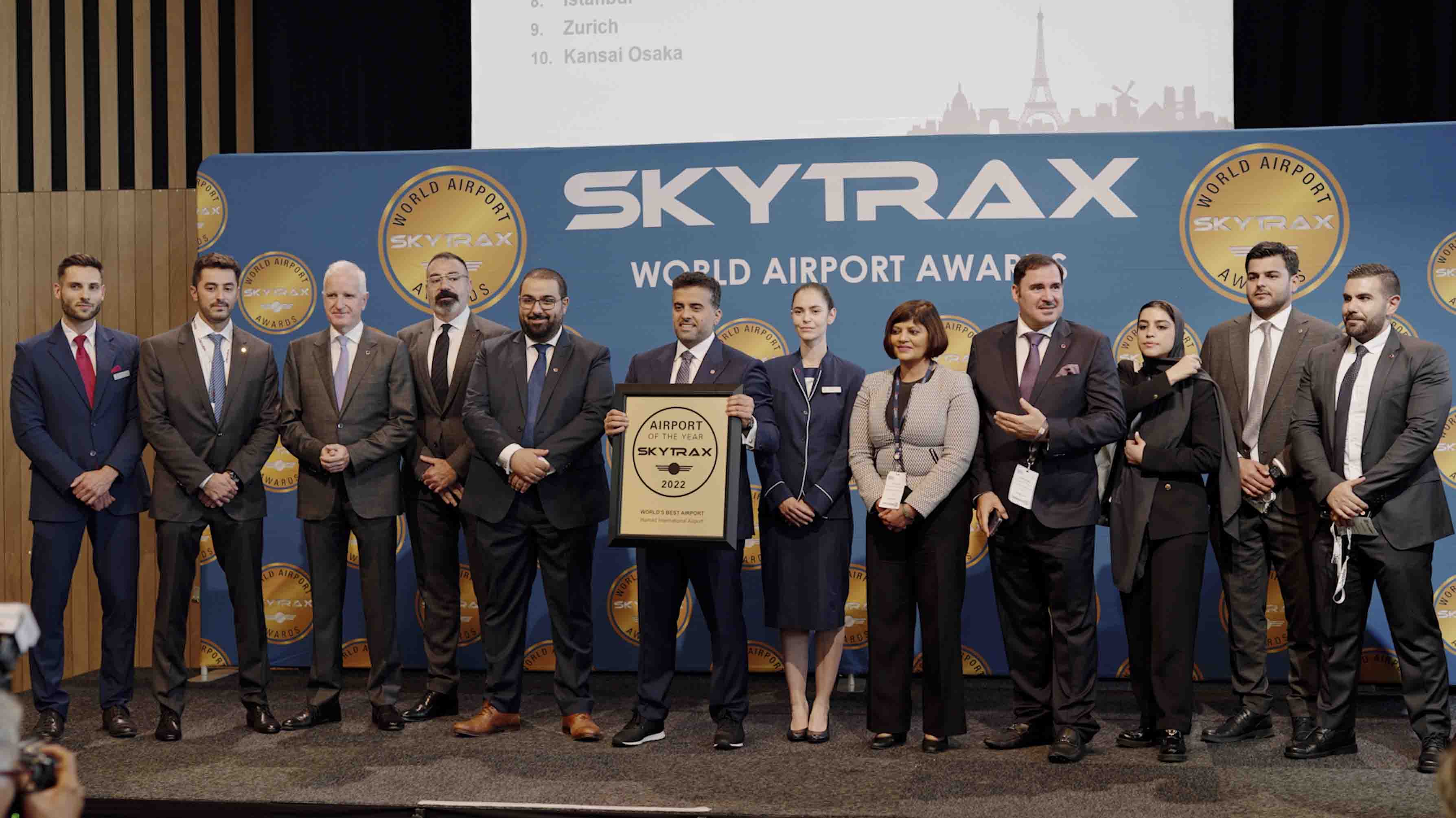 Hamad International Airport named “Best Airport in the World” for the Second Year in a Row by SKYTRAX World Airport Awards