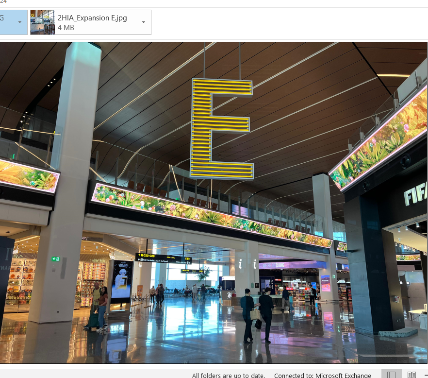 مطار حمد الدولي يفتتح منطقة الكونكورس E ضمن مشروع التوسعة 